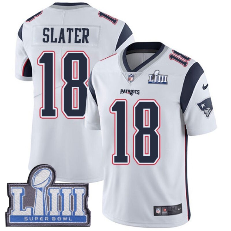 686162cf51d8a_1 Men's New England Patriots #18 Matt Slater White Super Bowl LIII Vapor Untouchable Limited Stitched NFL Jersey