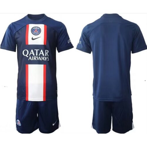 686162e2ebcfa_1 Youth Paris Saint-Germain Customized Navy Soccer Jersey Suit