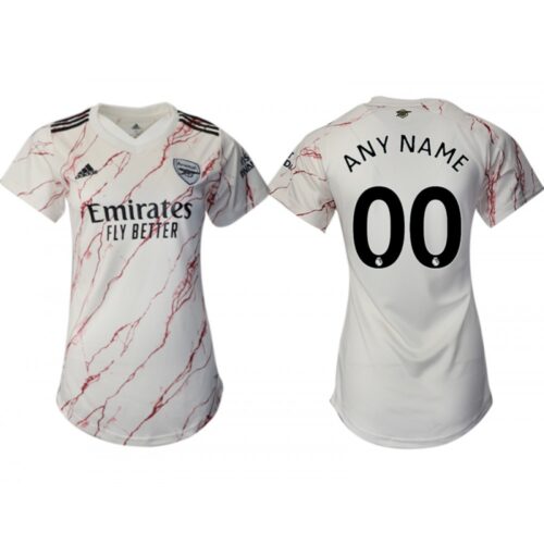 686162eda5118_1 Women's Arsenal Personalized Away Soccer Club Jersey