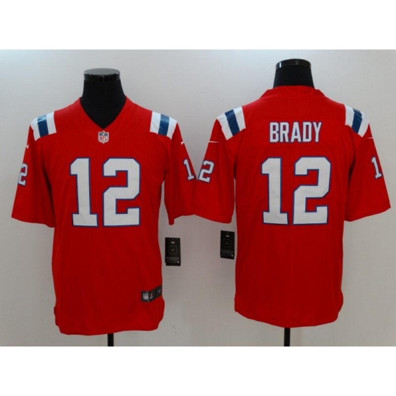 686162f708d91_1 Men's New England Patriots #12 Tom Brady Red Vapor Untouchable Limited Stitched NFL Jersey
