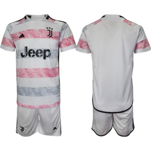686162f8178dc_1 Men's Juventus FC Custom 2023/24 White/Pink Away Soccer Jersey Suit