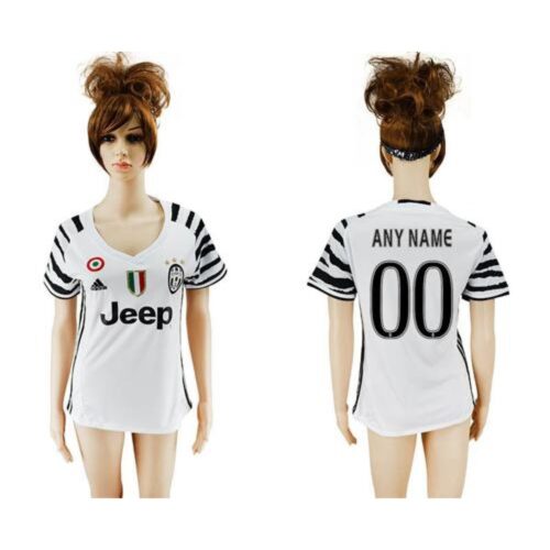 68616300736c2_1 Women's Juventus Personalized Sec Away Soccer Club Jersey