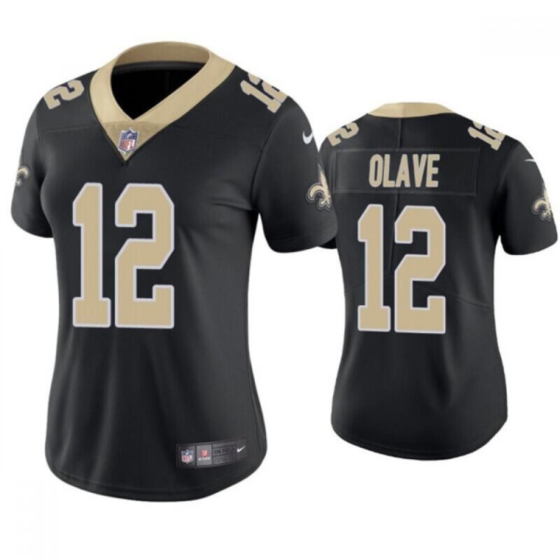 68616320d3c58_1 Women's New Orleans Saints #12 Chris Olave Black Vapor Untouchable Limited Stitched Jersey(Run Small)