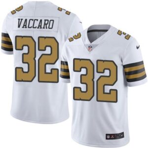 6861632e7cde9_1 Saints #32 Kenny Vaccaro White Men's Stitched NFL Limited Rush Jersey
