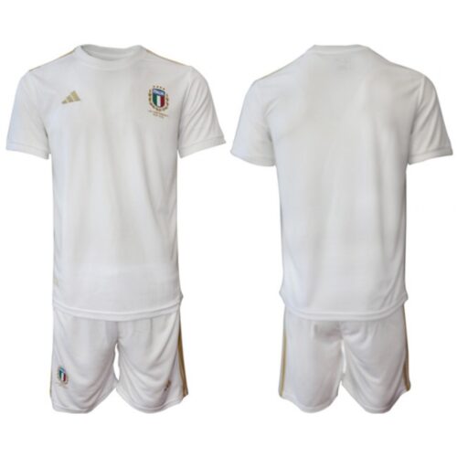 6861633e44e84_1 Men's Italy Custom 2023/24 White Away Soccer Jersey Suit