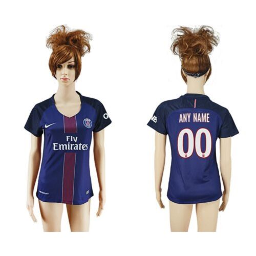 686163577f13a_1 Women's Paris Saint-Germain Personalized Home Soccer Club Jersey