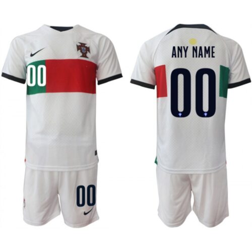 6861635a1d3c3_1 Men's Portugal Custom White Away Soccer Jersey Suit 001