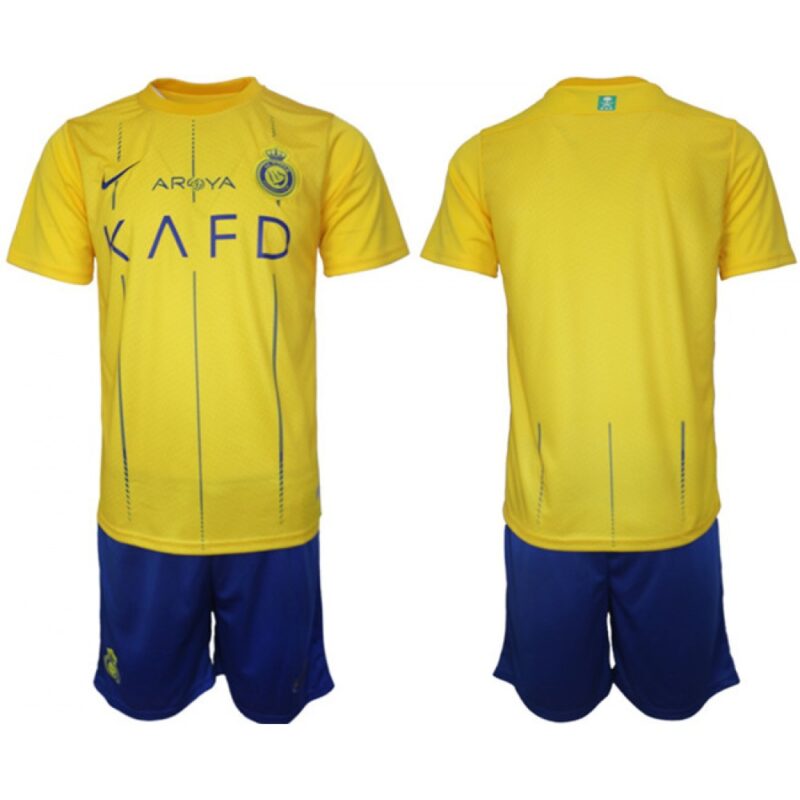 6861638ad438d_1 Men's Al Nassr Custom 2023/24 Yellow Away Soccer Jersey Suit