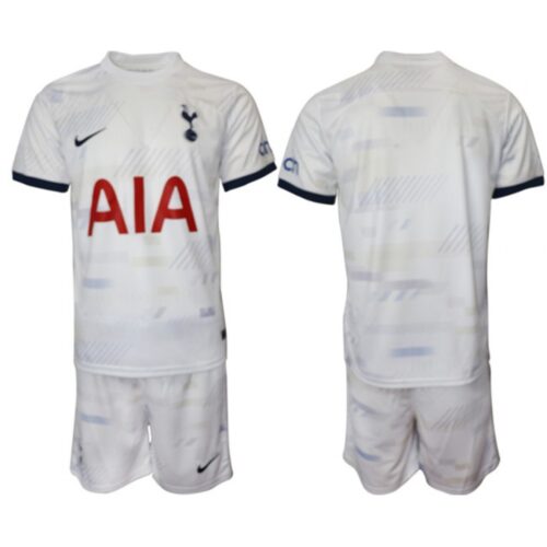 68616390e7689_1 Men's Tottenham Hotspur Custom 2023/24 White Home Soccer Jersey Suit