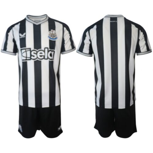 686163a056294_1 Men's Newcastle United Custom 2023/24 White/Black Home Soccer Jersey Suit