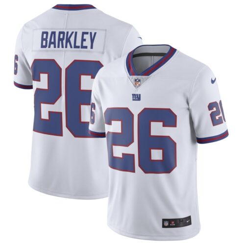 686163bdbb749_1 Toddlers New York Giants #26 Saquon Barkley White Limited Rush Stitched Football Jersey