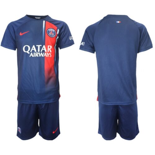 686163d24ece9_1 Men's Paris Saint-Germain Custom 2023/24 Navy Home Soccer Jersey Suit