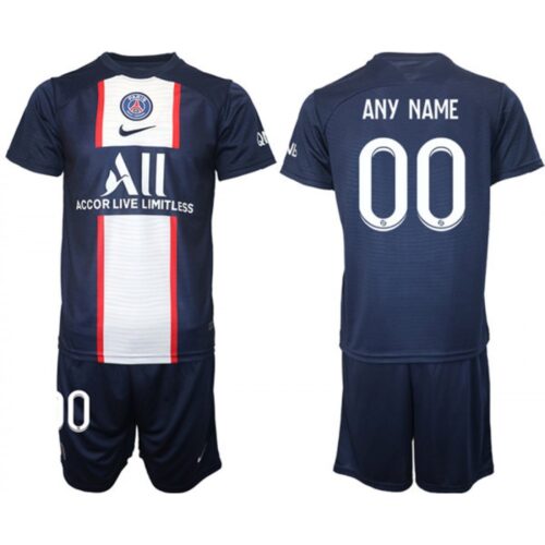 686163d4d2a25_1 Men's Paris Saint-Germain Custom 2023 Navy Soccer Jersey Suit