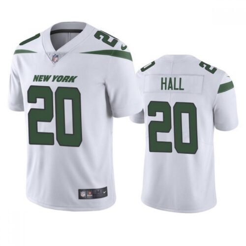 686163dc7b749_1 Men's New York Jets #20 Breece Hall 2022 White Vapor Untouchable Limited Stitched Jersey