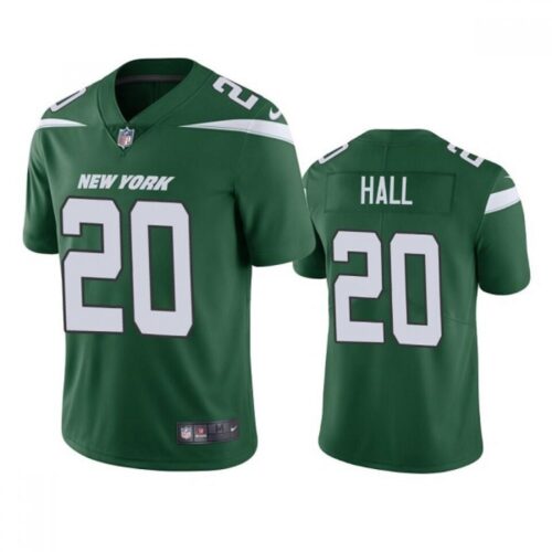 686163df3be59_1 Men's New York Jets #20 Breece Hall 2022 Green Vapor Untouchable Limited Stitched Jersey