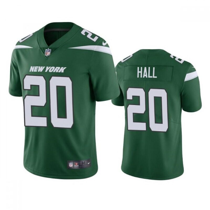 686163df3be59_1 Men's New York Jets #20 Breece Hall 2022 Green Vapor Untouchable Limited Stitched Jersey