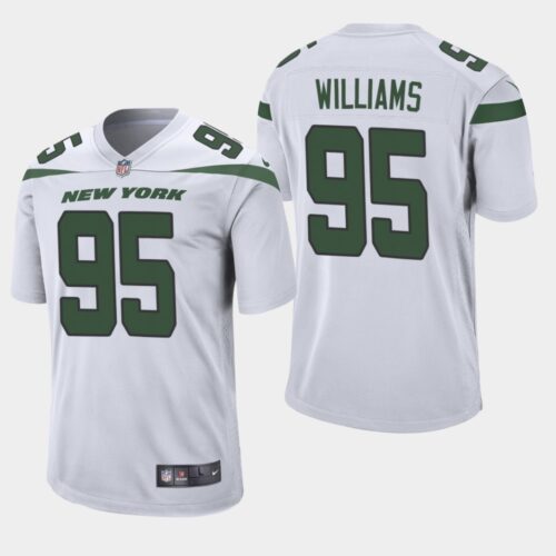 686163e797c15_1 Men's New York Jets #95 Quinnen Williams 2019 White Vapor Untouchable Limited Stitched NFL Jersey