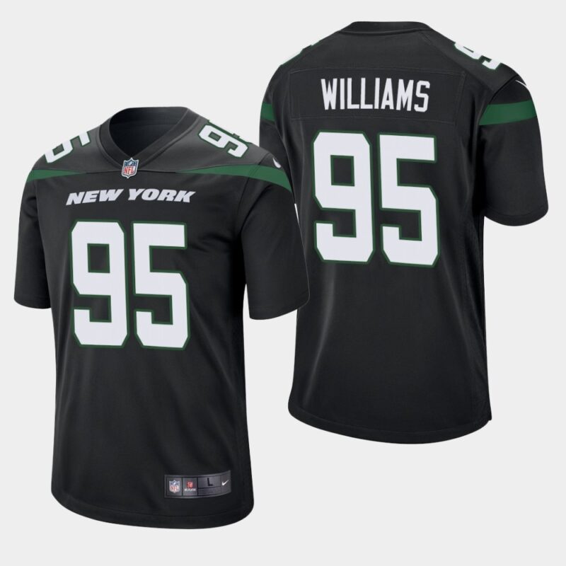 686163eabb679_1 Men's New York Jets #95 Quinnen Williams 2019 Black Vapor Untouchable Limited Stitched NFL Jersey