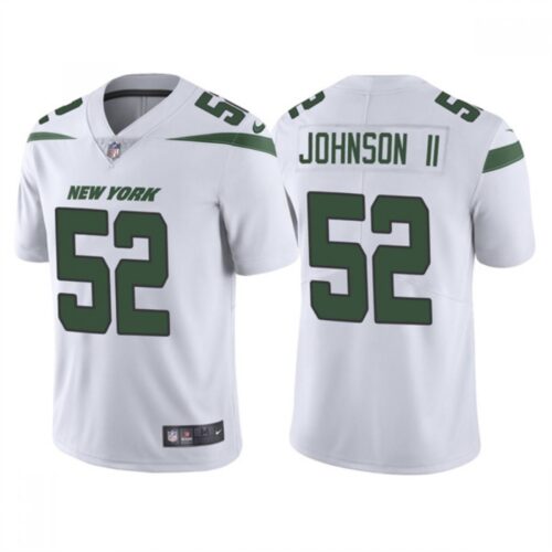 686163fc66093_1 Men's New York Jets #52 Jermaine Johnson II 2022 White Vapor Untouchable Limited Stitched Jersey