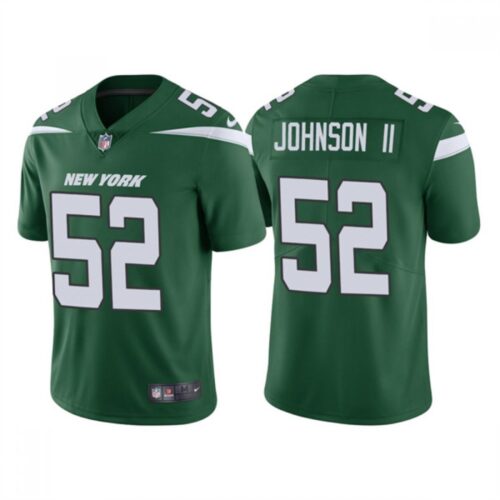 686163ff44f7a_1 Men's New York Jets #52 Jermaine Johnson II 2022 Green Vapor Untouchable Limited Stitched Jersey