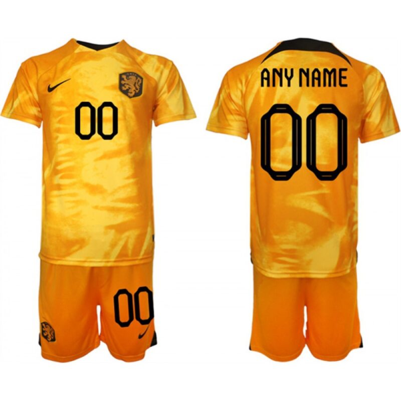 686164057f1b3_1 Men's Netherlands Custom Orange Home Soccer Jersey Suit