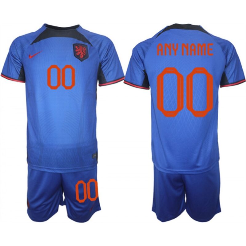 6861640b37590_1 Men's Netherlands Custom Royal Away Soccer Jersey Suit