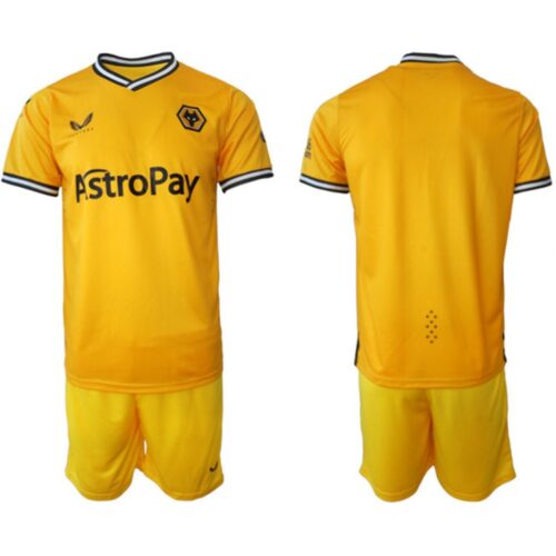 686164399fcb6_1 Men's Wolverhampton Wanderers Custom 2023/24 Gold Home Soccer Jersey Suit