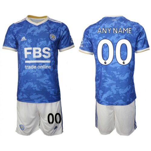 68616451bdfee_1 Men's Leicester City Custom Blue 2019-2020 Home Soccer jersey Suit