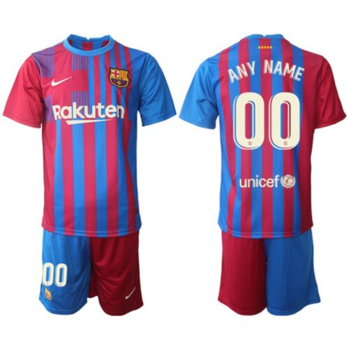 68616467e3197_1 Men's Barcelona Custom Home Soccer Jersey Suit
