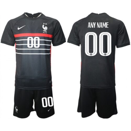 6861647b2a4ea_1 Men's France Custom Black 2022 FIFA World Cup Home Soccer Jersey Suit