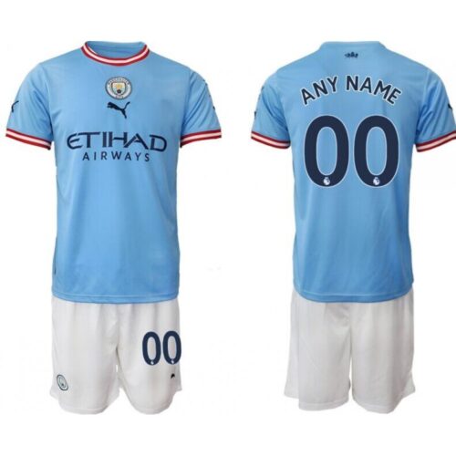 6861648defb5f_1 Men's Manchester City Custom Sky Blue 2022/23 Home Jersey Suit