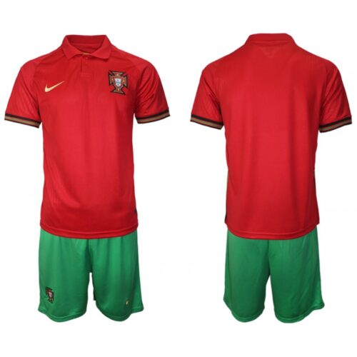 686164a48a078_1 Men's Portugal National Team Custom Home Soccer Jersey Suit