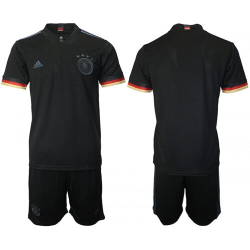 686164b27b23b_1 Men's Germany National Team Custom Black Away Soccer Jersey Suit