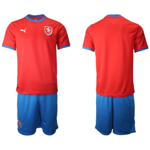 686164cb63b7a_1 Men's Czech Republic National Team Custom Home Soccer Jersey Suit