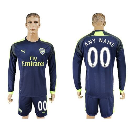 686164dcd9763_1 Arsenal Personalized Sec Away Long Sleeves Soccer Club Jersey