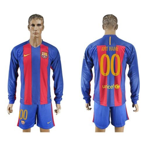 6861651778511_1 Barcelona Personalized Home Long Sleeves Soccer Club Jersey
