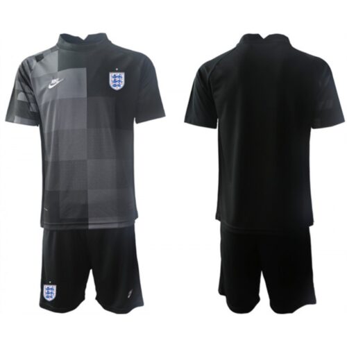 6861651f5fa32_1 Men's England Custom Black Goalkeeper Soccer Jersey Suit