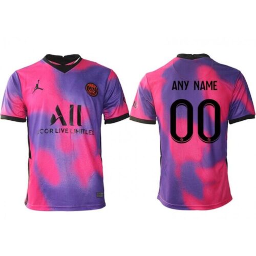 686165394a18b_1 Men's Paris Saint-Germain Custom Pink Soccer Jersey