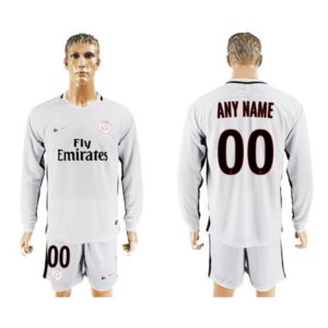 6861653e4854b_1 Paris Saint-Germain Personalized Sec Away Long Sleeves Soccer Club Jersey