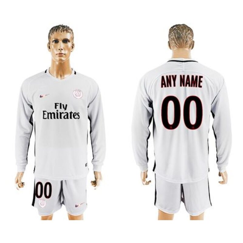 6861653e4854b_1 Paris Saint-Germain Personalized Sec Away Long Sleeves Soccer Club Jersey
