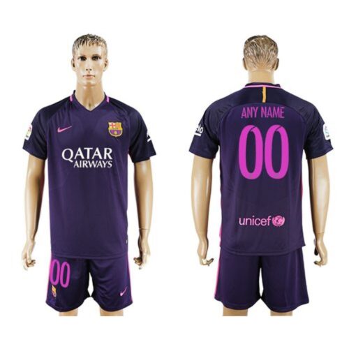 686165a620486_1 Barcelona Personalized Away Soccer Club Jersey