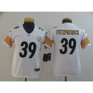 686165ba548e4_1 Youth Pittsburgh Steelers #39 Minkah Fitzpatrick White 2019 Vapor Untouchable Stitched NFL Jersey