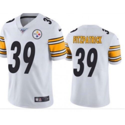 686165bf685ba_1 Men's Pittsburgh Steelers #39 Minkah Fitzpatrick 2019 White 100th Season Vapor Untouchable Limited Stitched NFL Jersey