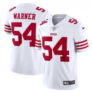 686165f76133c_1 Men's San Francisco 49ers #54 Fred Warner 2022 New White Vapor Untouchable Stitched Jersey