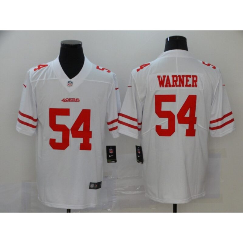 68616601e4908_1 Men's San Francisco 49ers #54 Fred Warner White Vapor Untouchable Limited Stitched Jersey