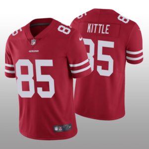 6861661d26e87_1 Youth NFL San Francisco 49ers #85 George Kittle Red Vapor Untouchable Limited Stitched Jersey