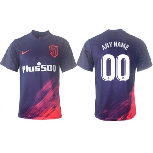 6861661edfb10_1 Men's Athletic De Madrid Custom 2021/22 Blue Away Soccer Jersey
