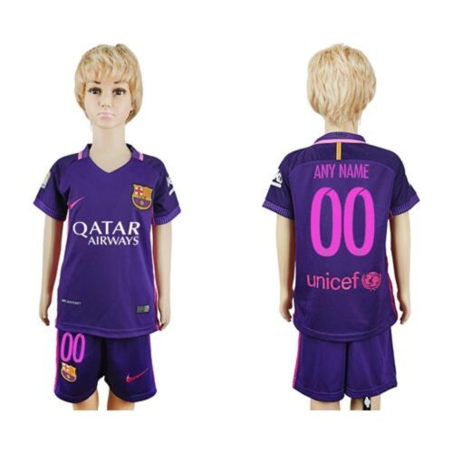 6861662a3bb2b_1 Barcelona Personalized Away Kid Soccer Club Jersey