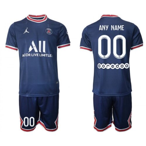 6861663b923a6_1 Men's Paris Saint-Germain Custom 2021/22 Blue Soccer Jersey