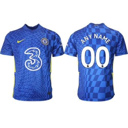 6861664c0e9e7_1 Men's Chelsea Custom 2021/22 Blue Home Soccer Jersey